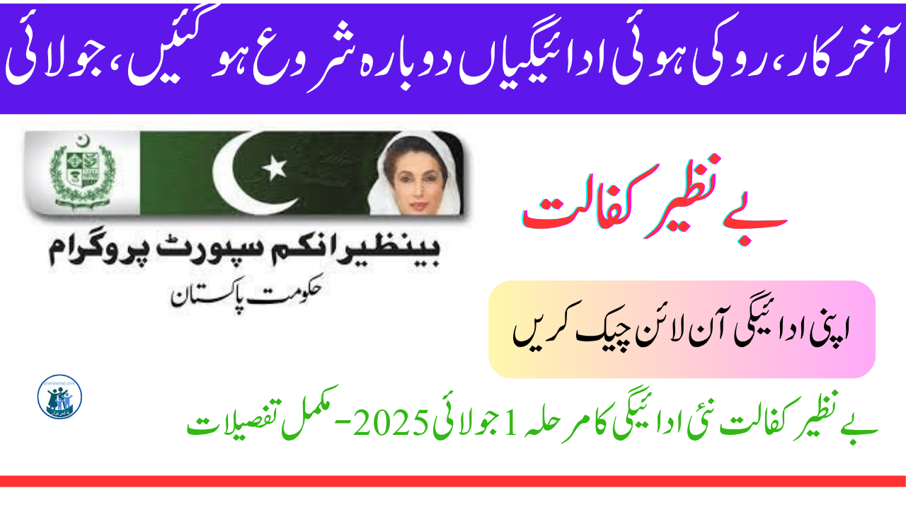 روکی ہوئی ادائیگیاں دوبارہ شروع