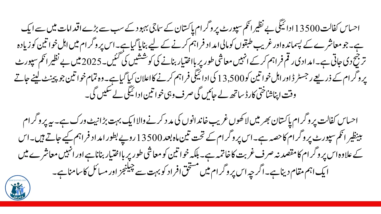 احساس کفالت پروگرام